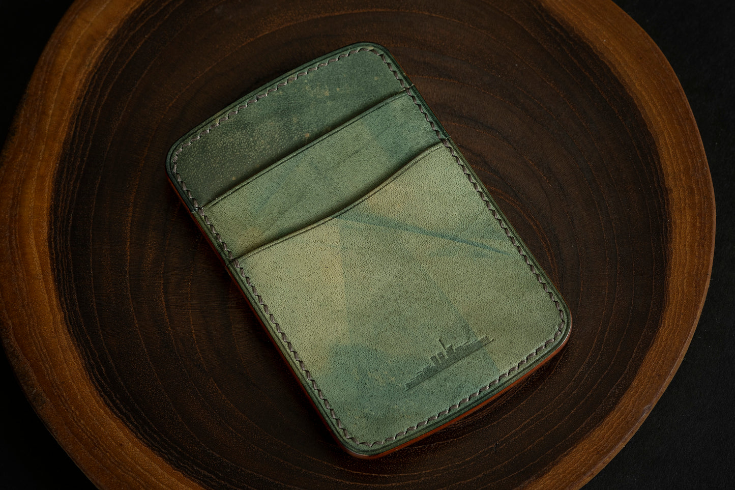 Horween Reverse Shell Cordovan Money Clip
