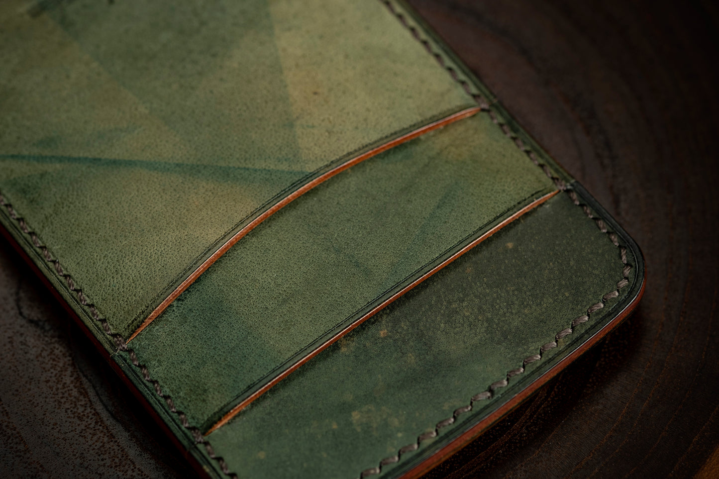 Horween Reverse Shell Cordovan Money Clip