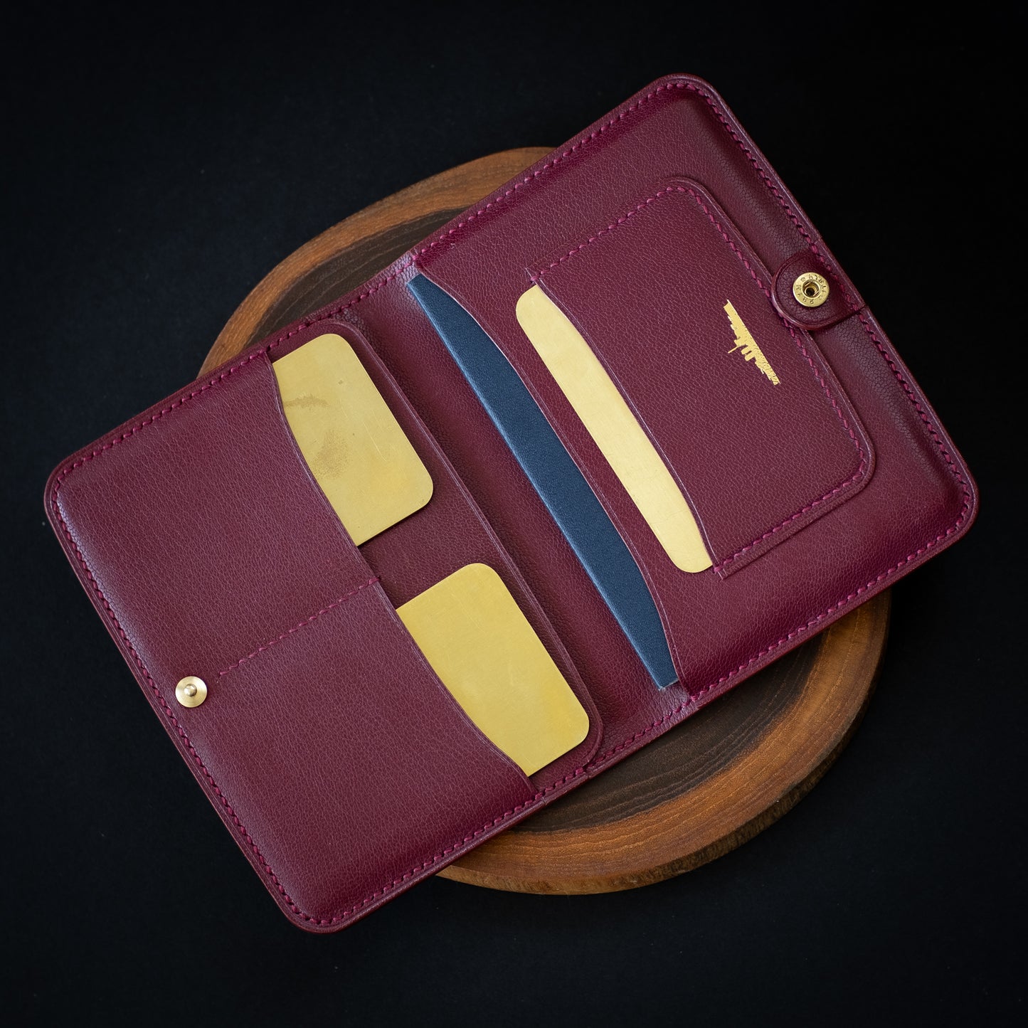 Talavera Travel Wallet, Bordeaux