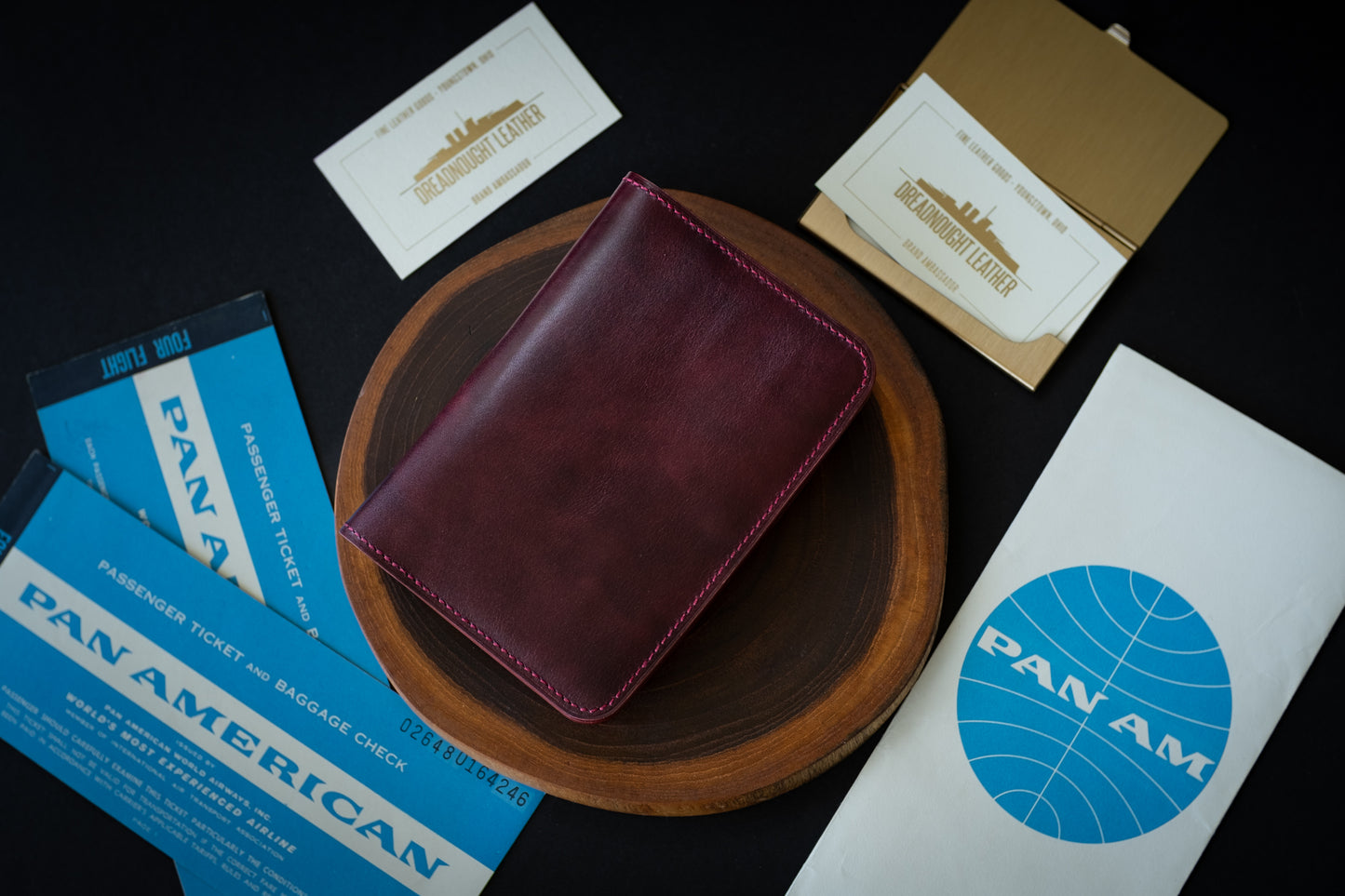 Talavera Travel Wallet, Bordeaux