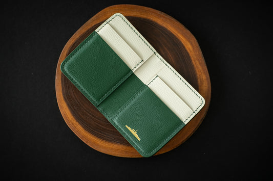Green & White Crocodile Bifold