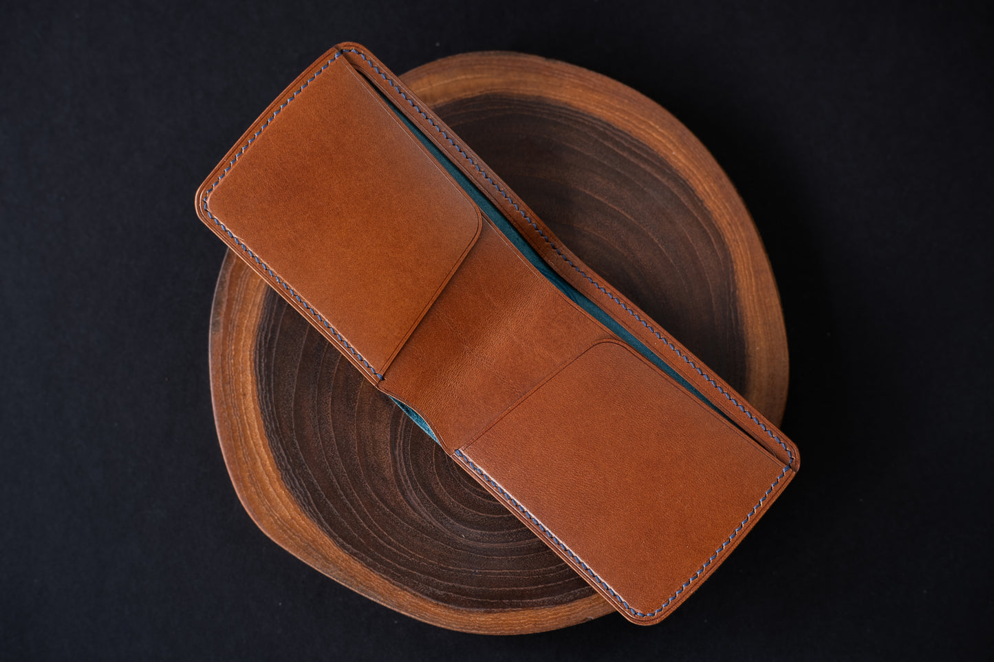 Blue Shinki Shell Micro Bifold