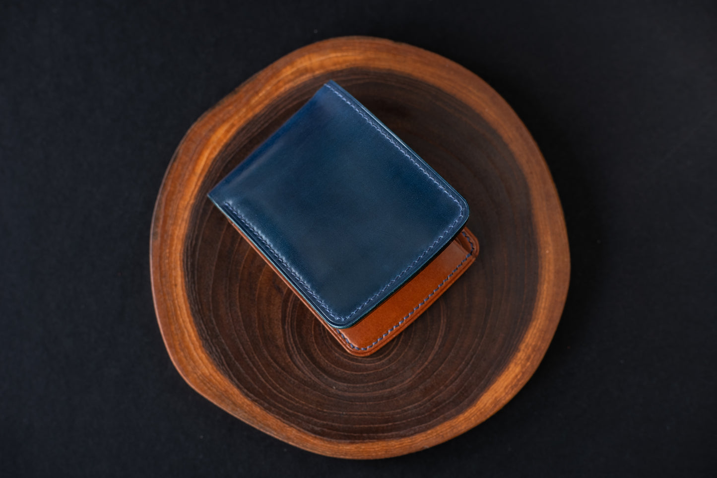 Blue Shinki Shell Micro Bifold