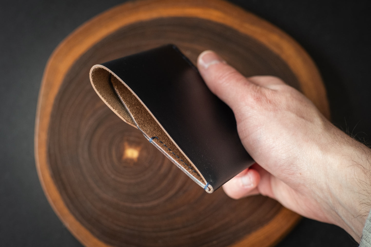 Blue Horween Chromexcel Wileman