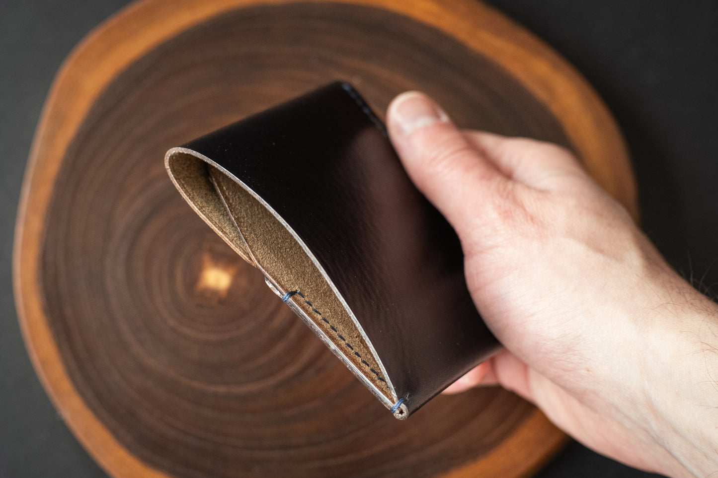 Dark Blue Horween Chromexcel Wileman