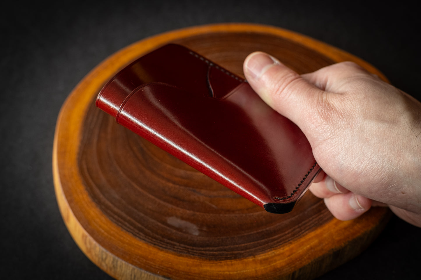 Red/Brown Shinki Shell Cordovan 1762