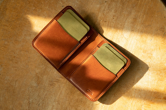 Italian Leather Compact Bifold