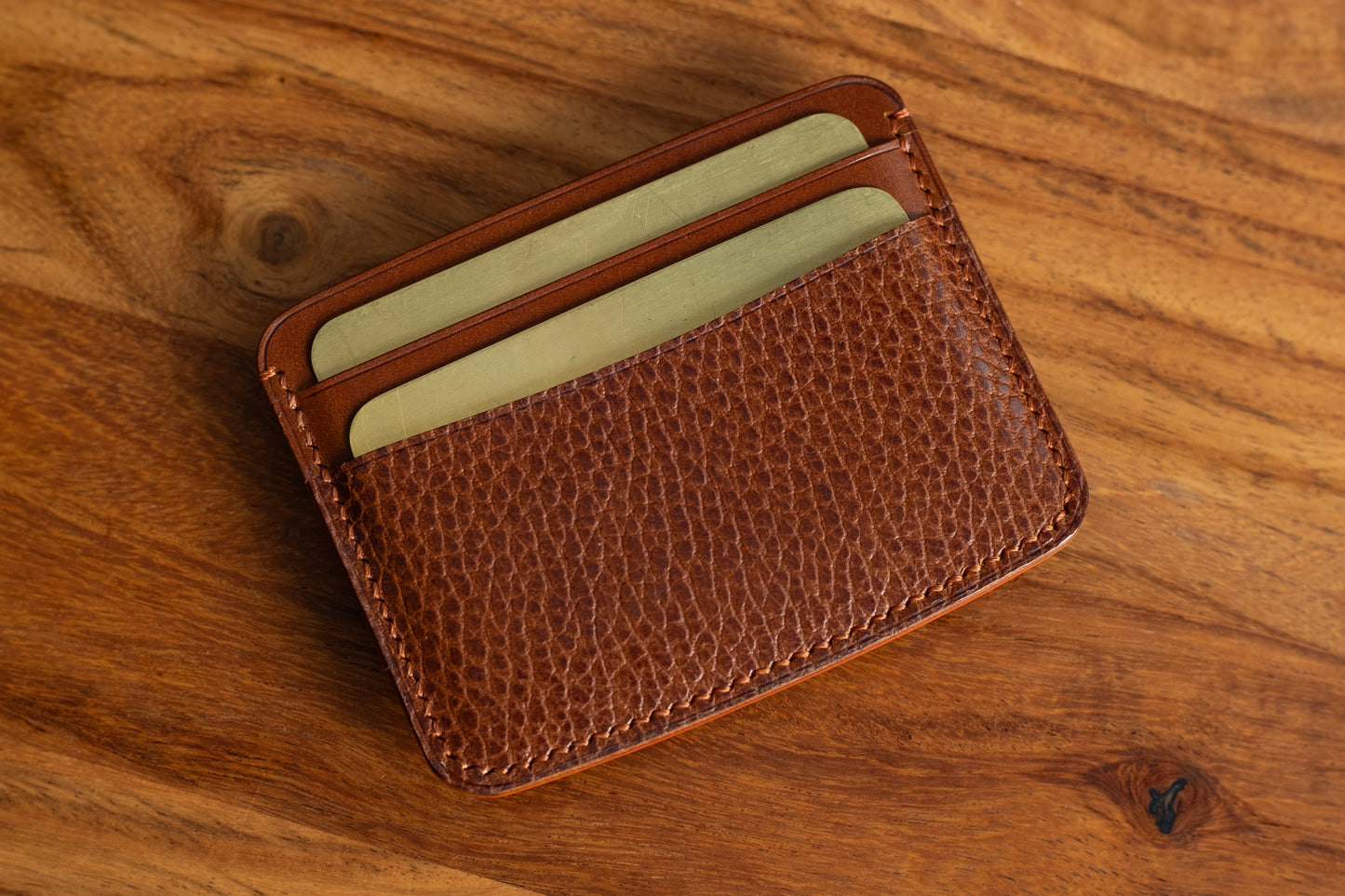 Whiskey & Orange Five Slot Card Wallet