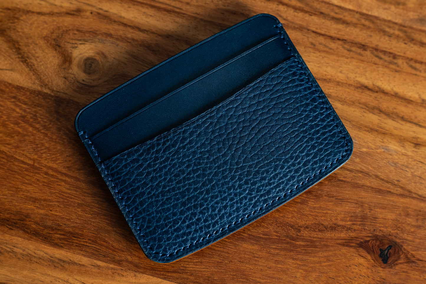 Blue & Yellow Five Slot Card Wallet