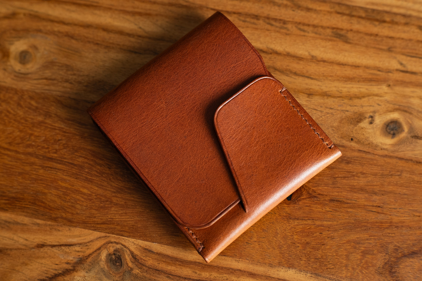 Horween English Tan Chromexcel 'Wileman' Wallet