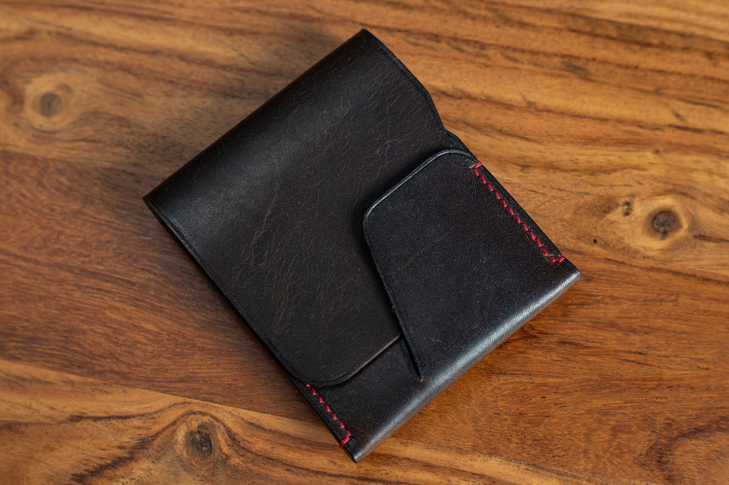 Horween Nut Brown Derby 'Wileman' Wallet