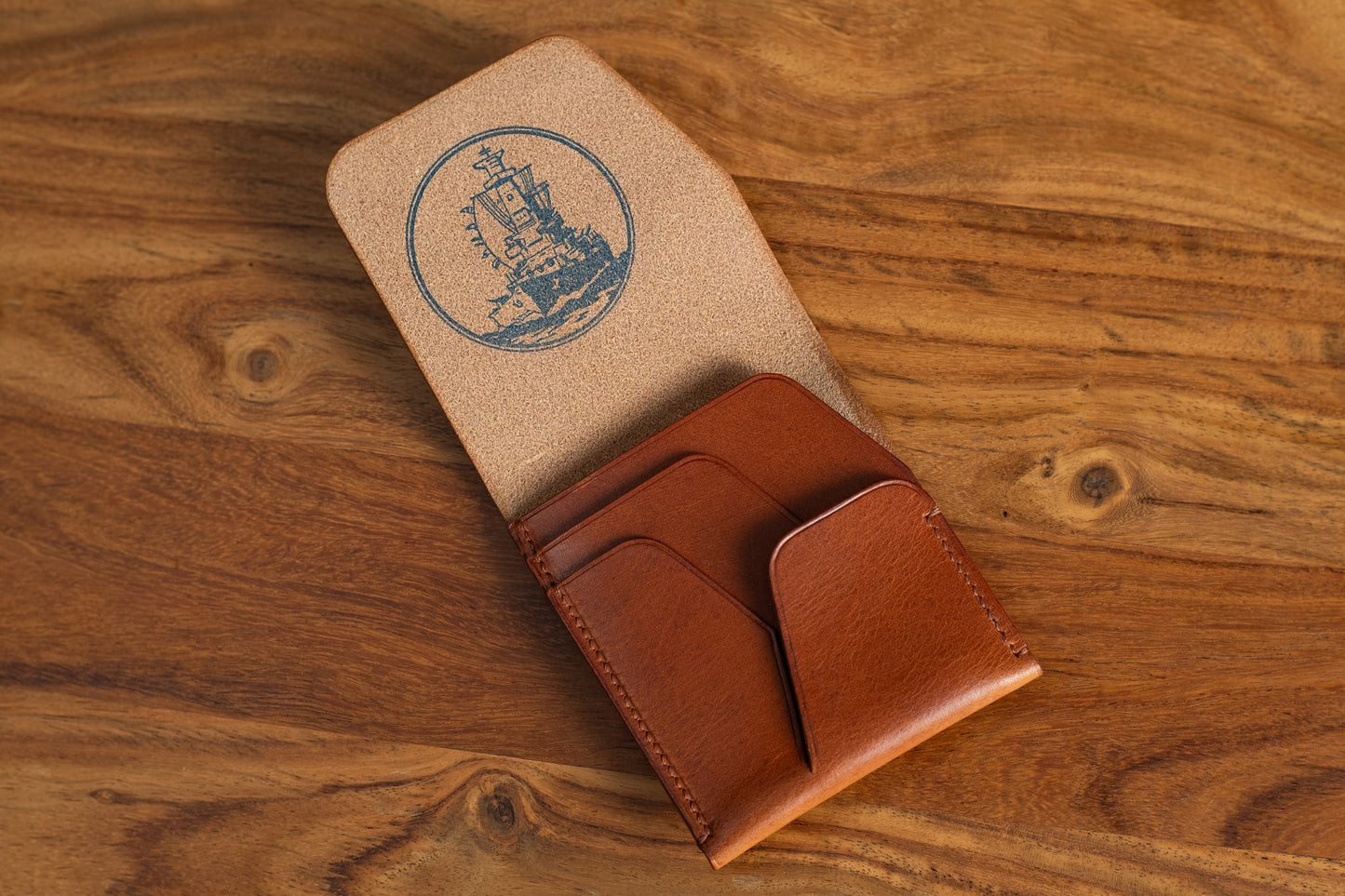 Horween English Tan Chromexcel 'Wileman' Wallet