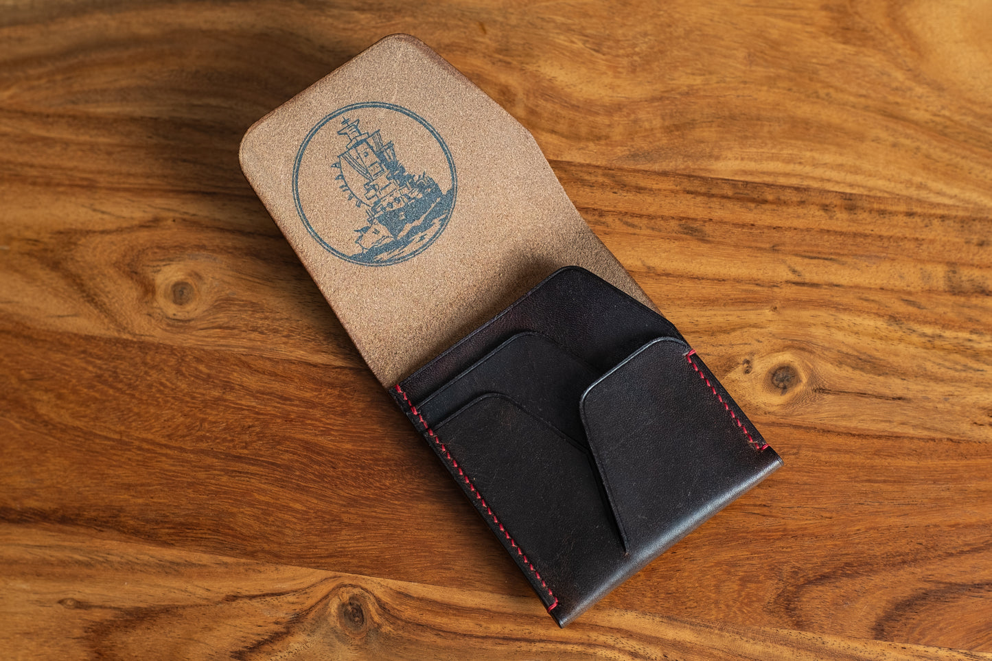 Horween Nut Brown Derby 'Wileman' Wallet