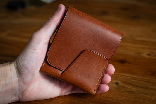 Horween English Tan Chromexcel 'Wileman' Wallet