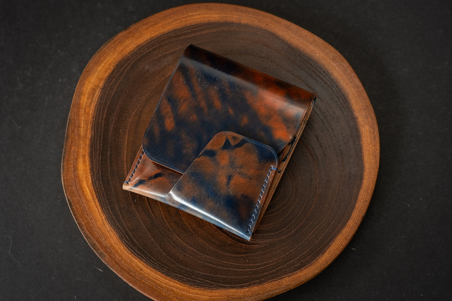 Blue Marbled Shell Cordovan Wileman