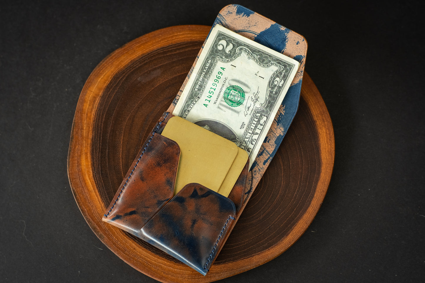 Blue Marbled Shell Cordovan Wileman