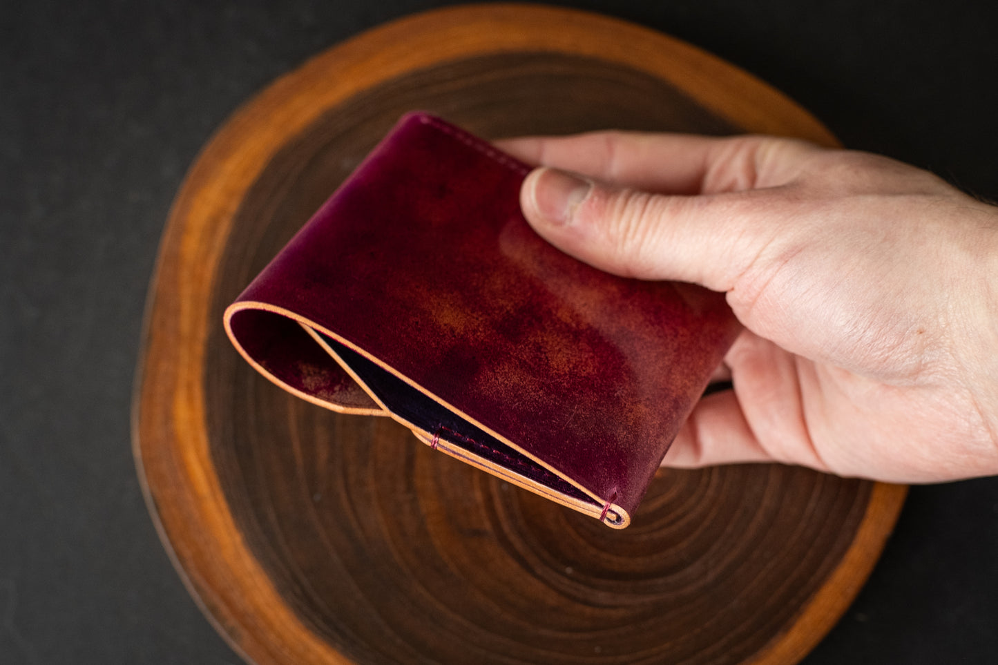 Ultraviolet Marbled Shell Cordovan Wileman