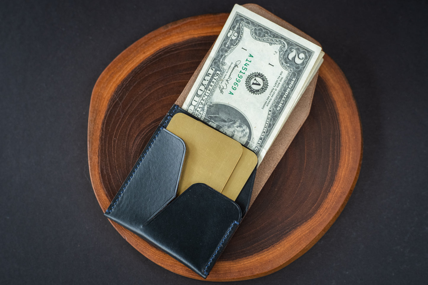 Dark Blue Horween Chromexcel Wileman