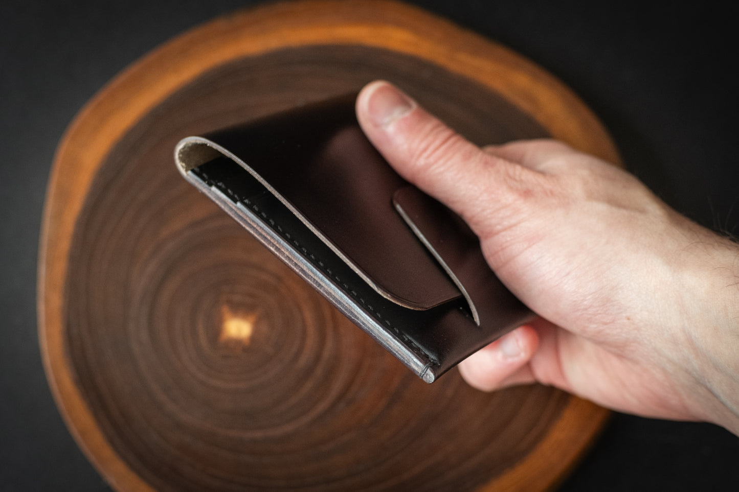 Black Horween Chromexcel Wileman #1