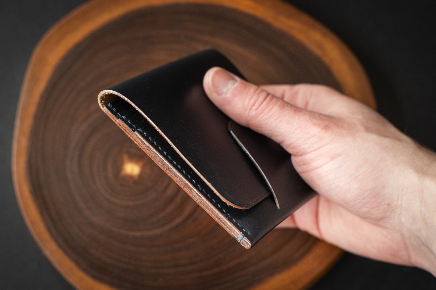 Blue Horween Chromexcel Wileman