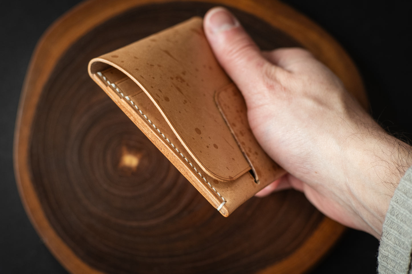 Natural Vegetable Tanned 'Raindrop' Wileman