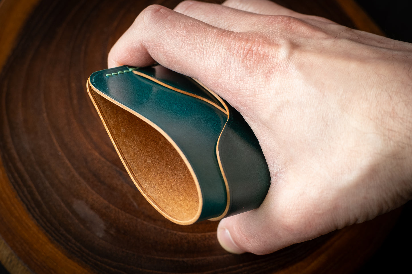 Teal Rocado Shell Cordovan 1762 #2