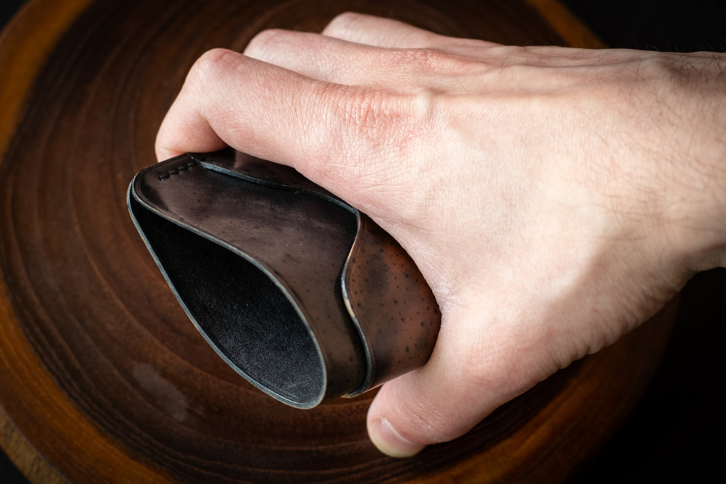 Black Dyed Through Rocado Shell Cordovan 1762