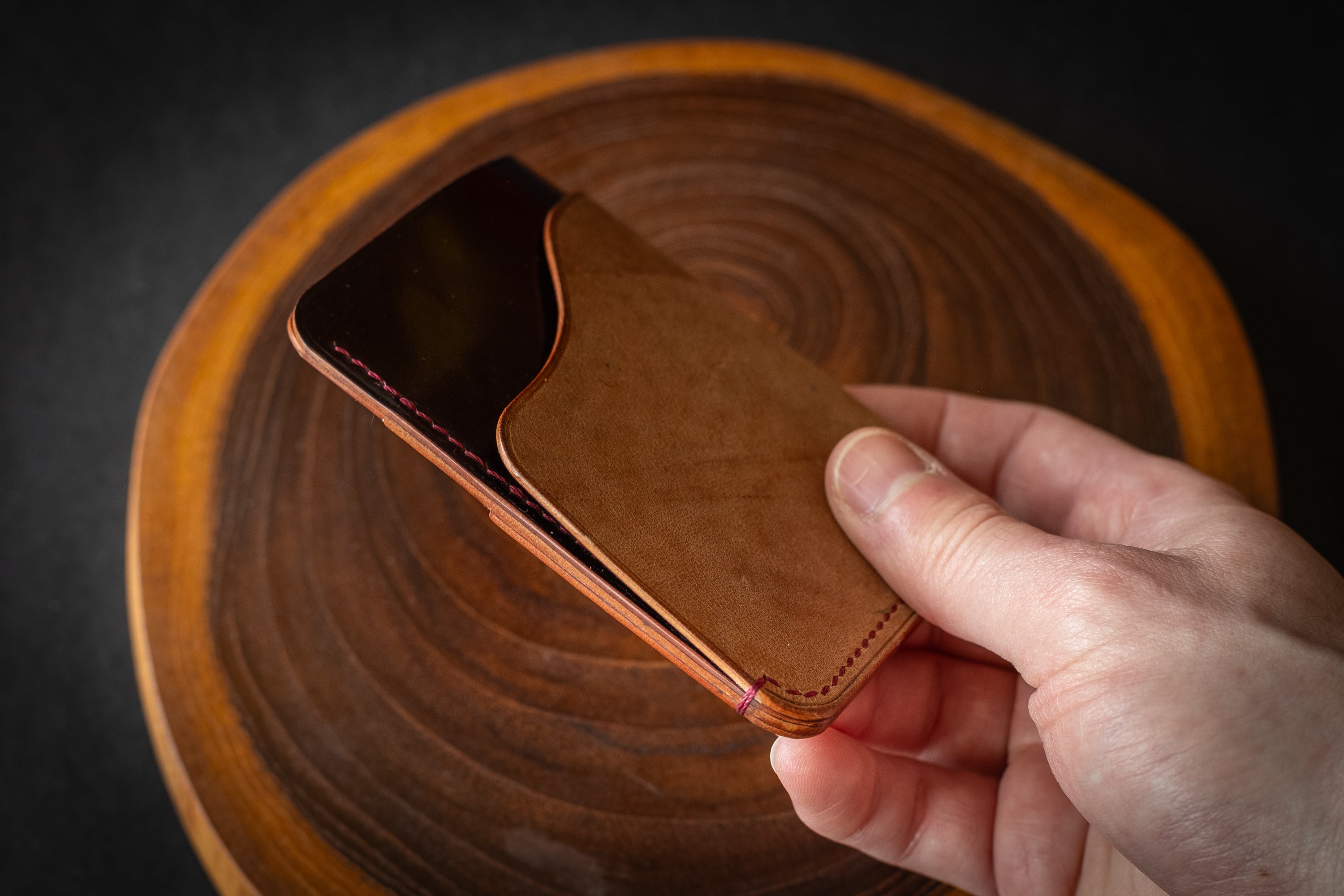 Horween Reverse Mixed Color 8 Shell Cordovan 1762 – Dreadnought