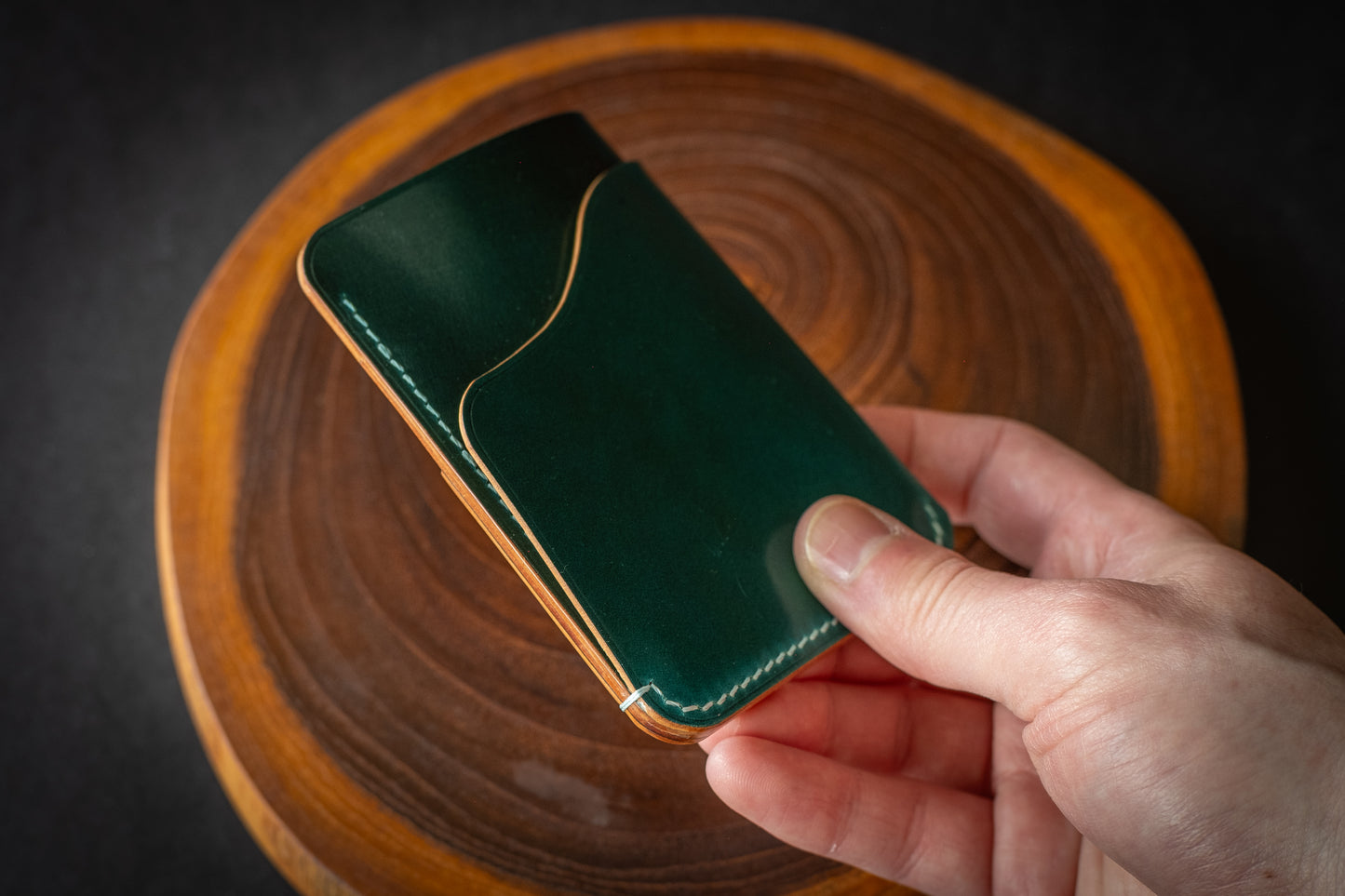 Teal Rocado Shell Cordovan 1762 #1