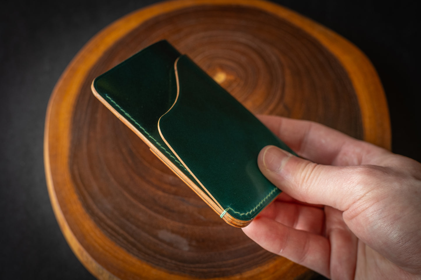 Teal Rocado Shell Cordovan 1762 #2