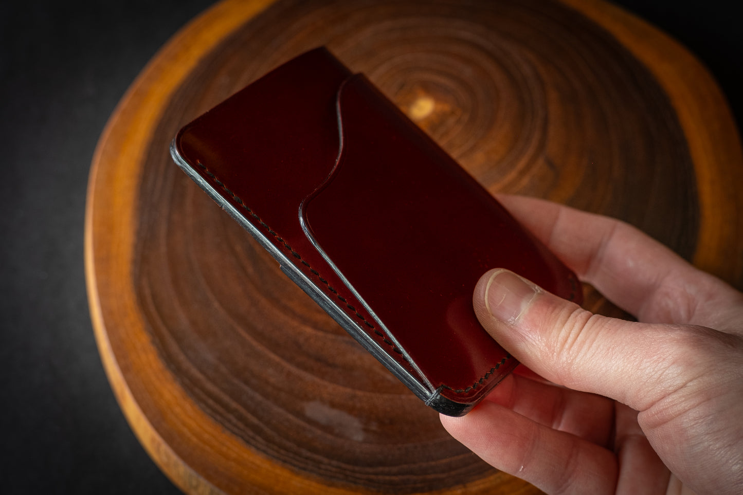 Red/Brown Shinki Shell Cordovan 1762