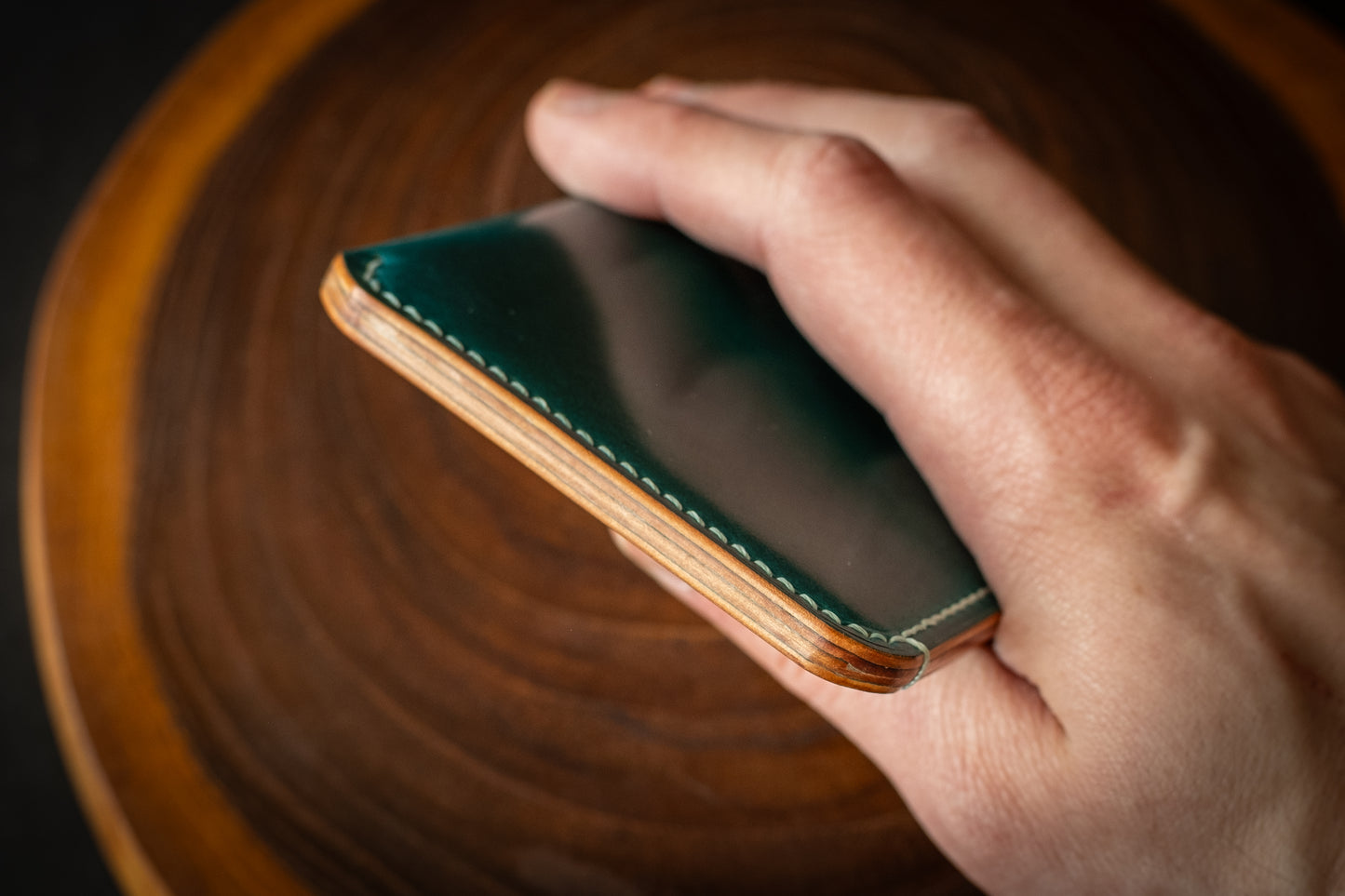 Teal Rocado Shell Cordovan 1762 #1