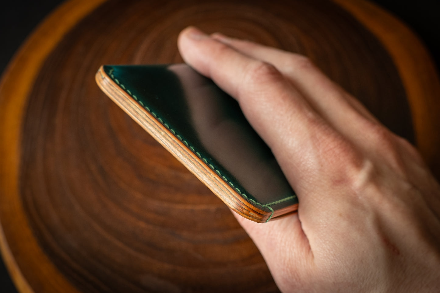Teal Rocado Shell Cordovan 1762 #2