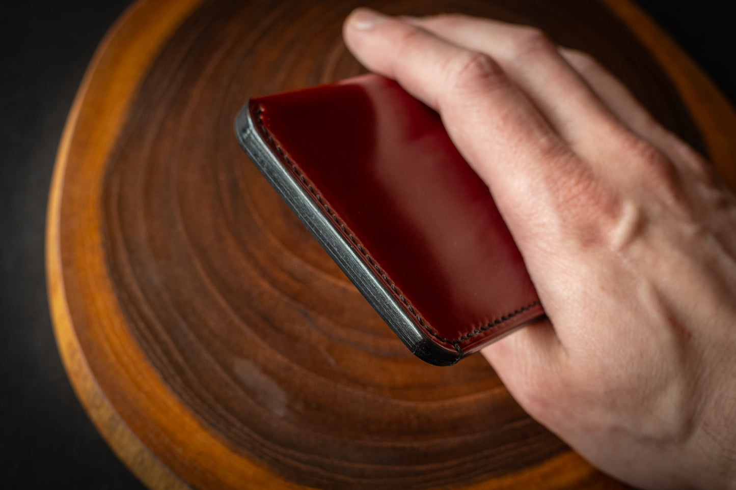 Red/Brown Shinki Shell Cordovan 1762