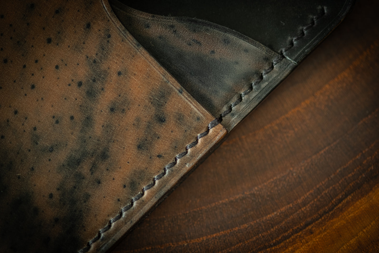 Black Dyed Through Rocado Shell Cordovan 1762