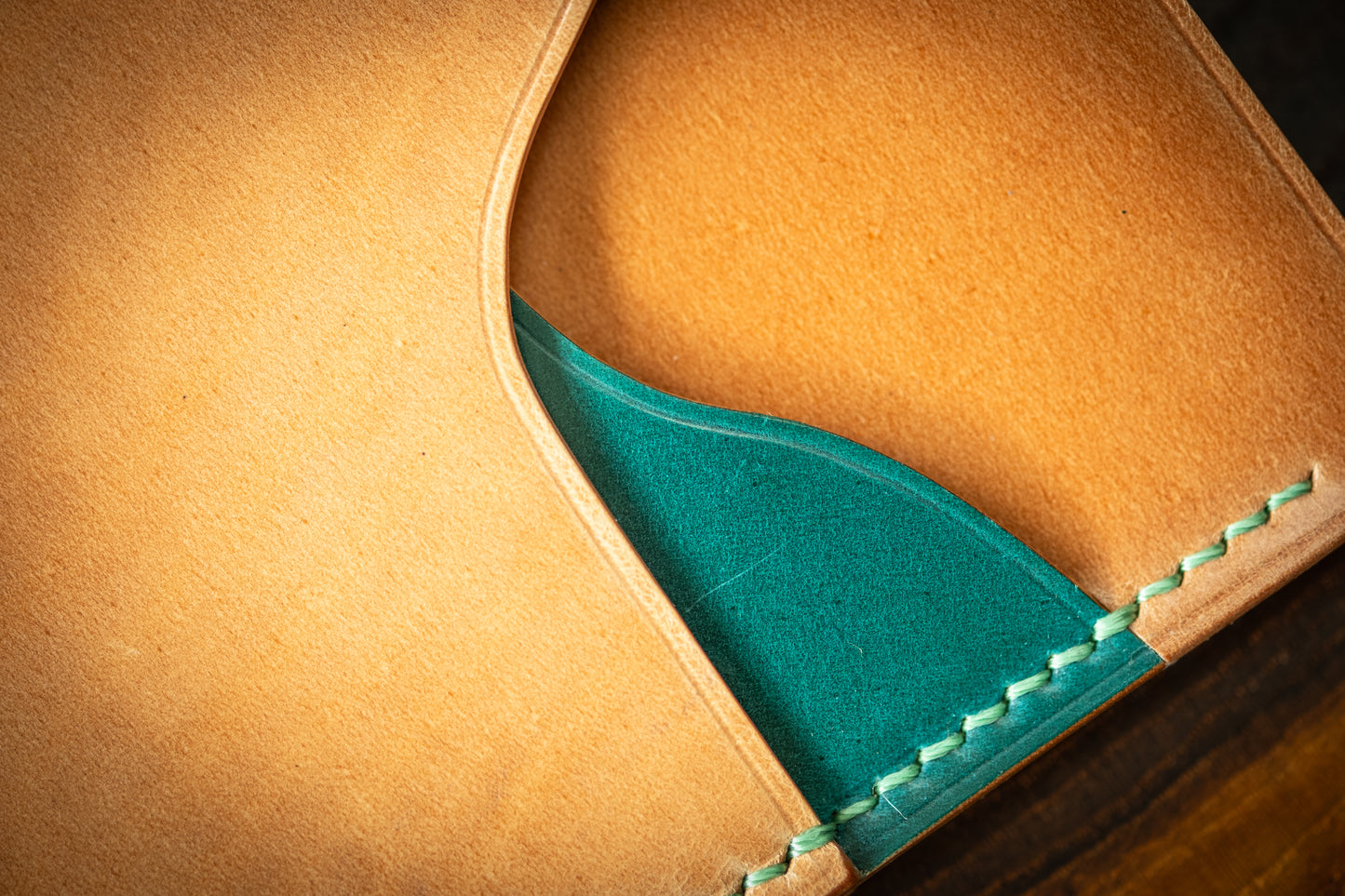 Natural Shinki & Teal Rocado Shell Cordovan 1762