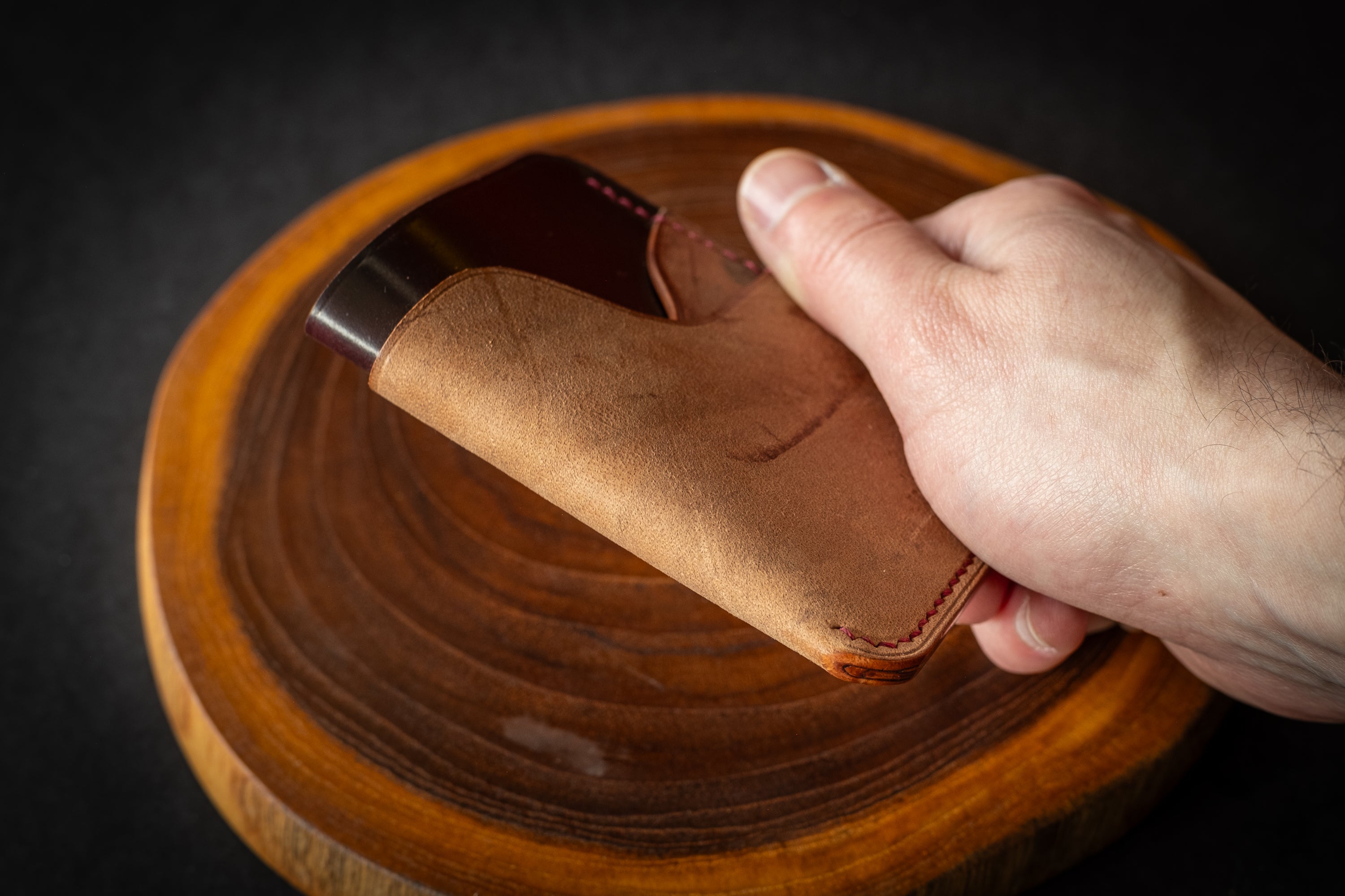 プレブリック Horween Shell Cordovan Horween Reverse Mixed Color 8 Shell Cordovan 1762 – Dreadnought