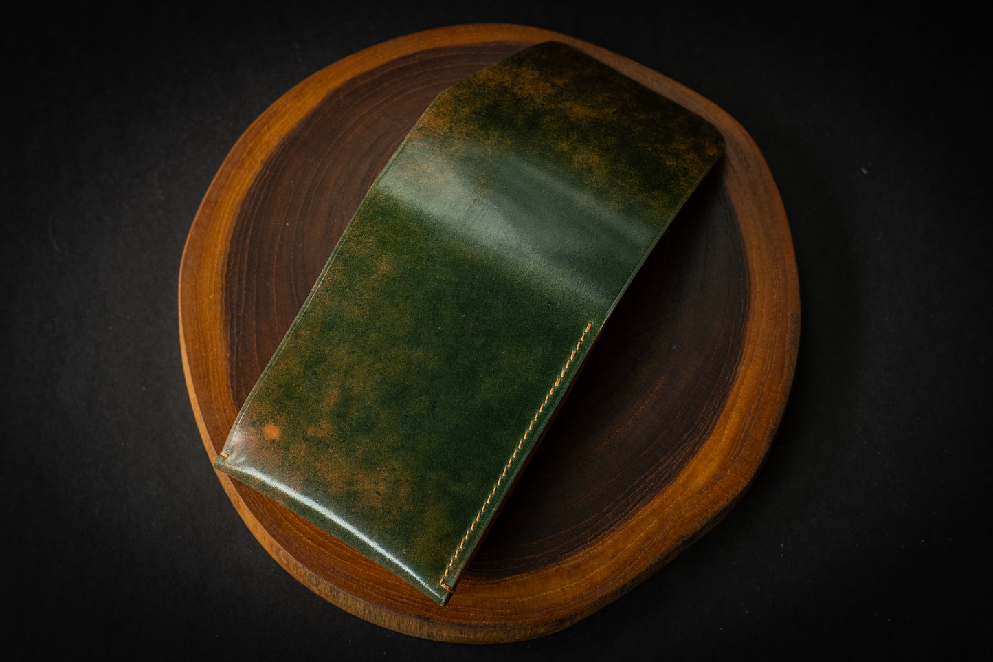 Marbled Green Rocado Shell Cordovan Wileman