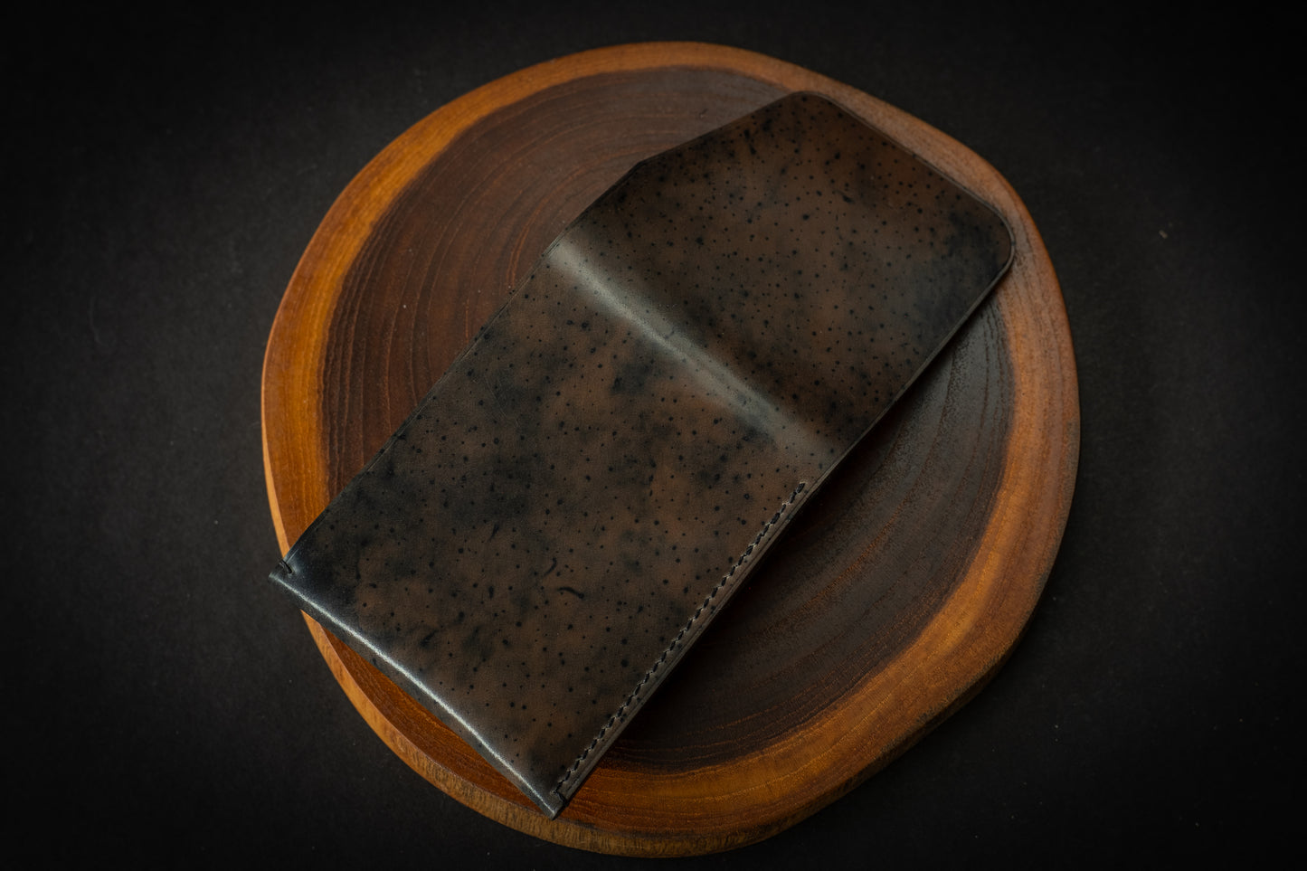 Black Dyed Through Rocado Shell Cordovan Wileman