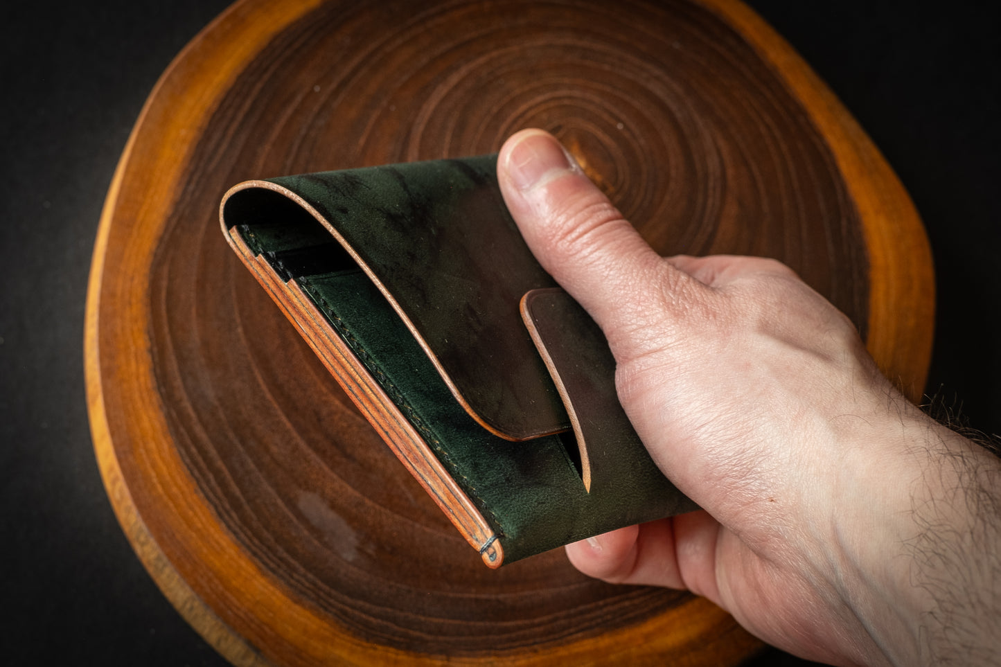 Reverse Black Horween Shell Cordovan Wileman