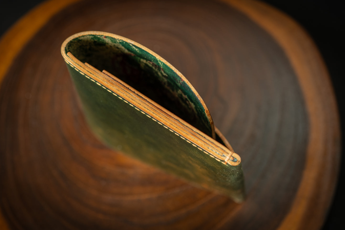 Marbled Green Rocado Shell Cordovan Wileman
