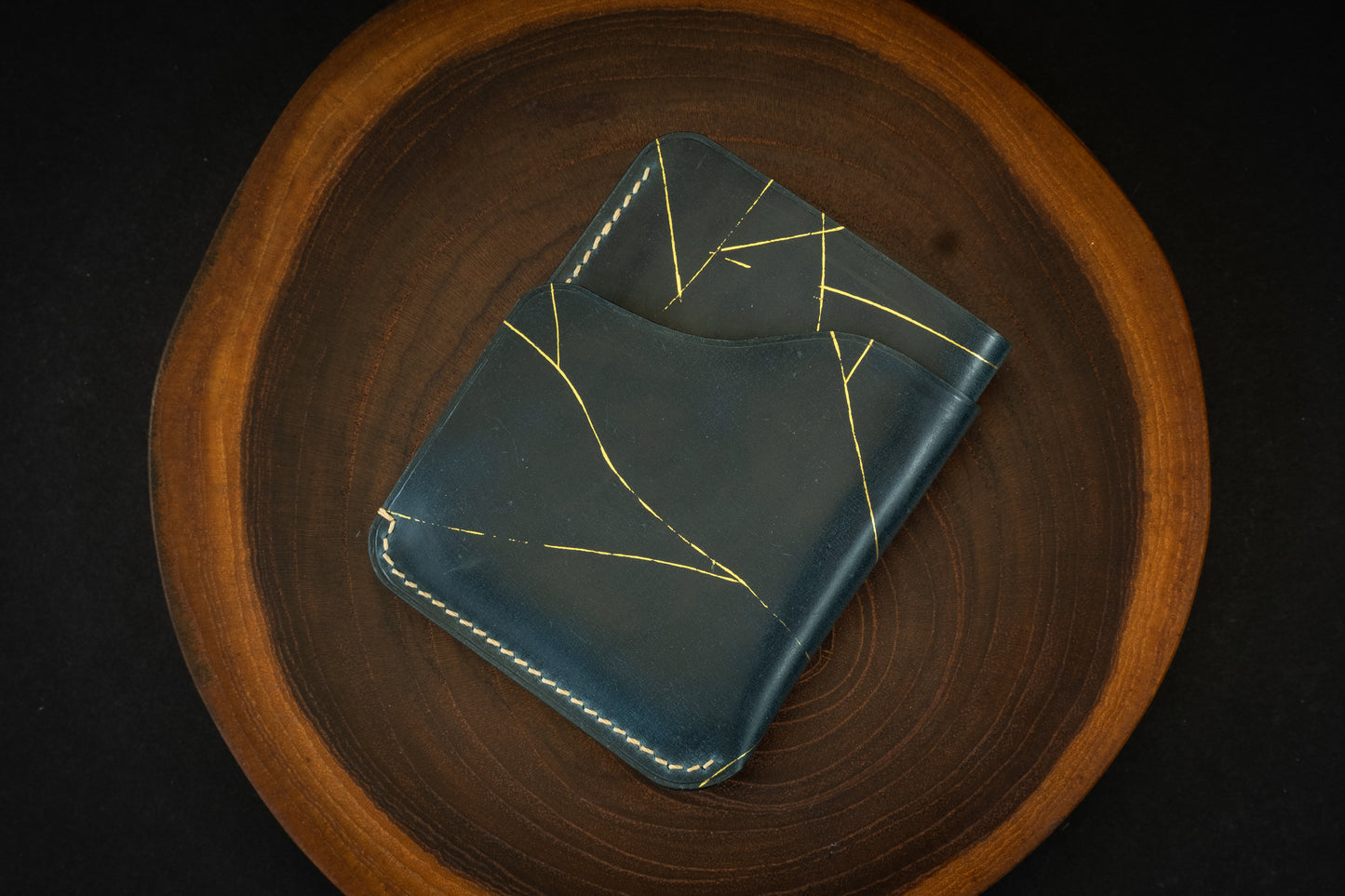 Kintsugi Navy Blue Rocado Shell Cordovan 1762 #1