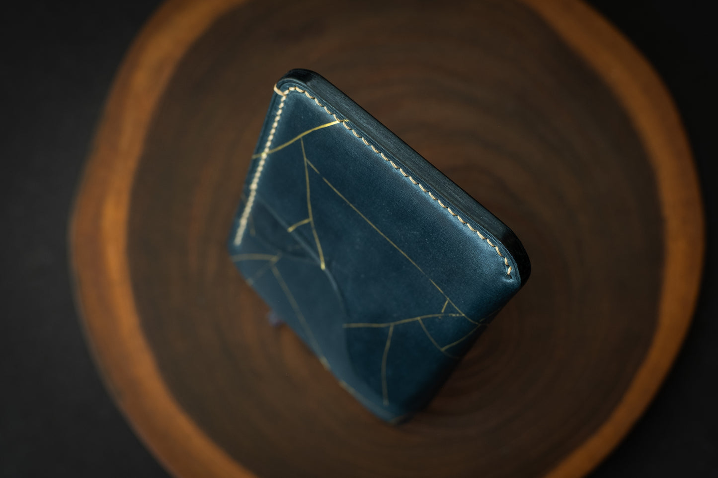 Kintsugi Navy Blue Rocado Shell Cordovan 1762 #1