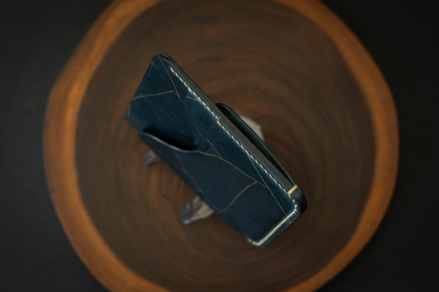 Kintsugi Navy Blue Rocado Shell Cordovan 1762 #1