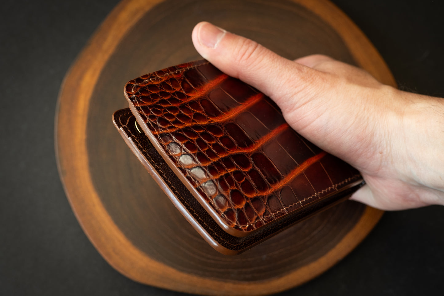 Siena Matte Alligator Bifold