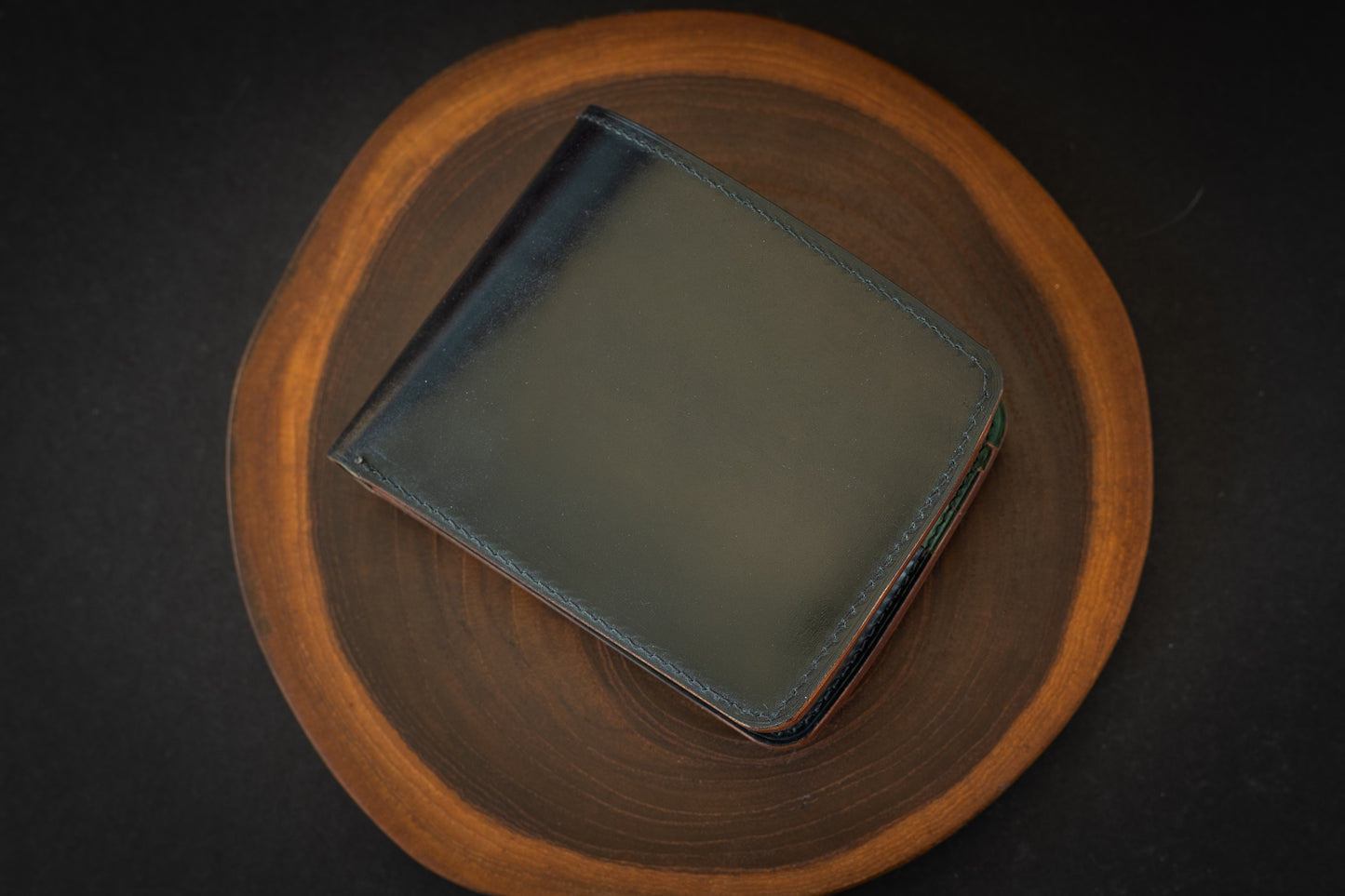 Horween Black Shell Cordovan Bifold