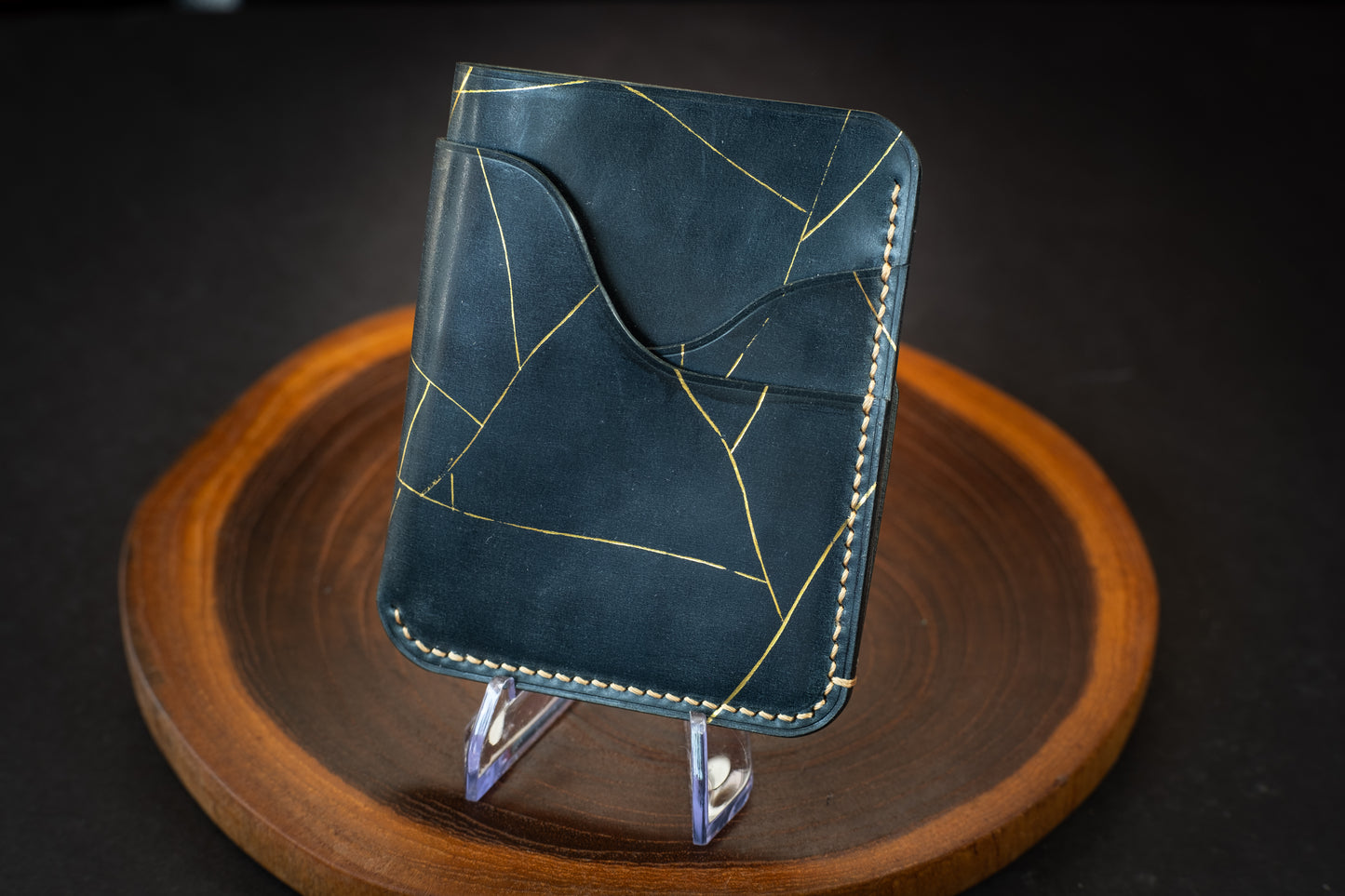 Kintsugi Navy Blue Rocado Shell Cordovan 1762 #1