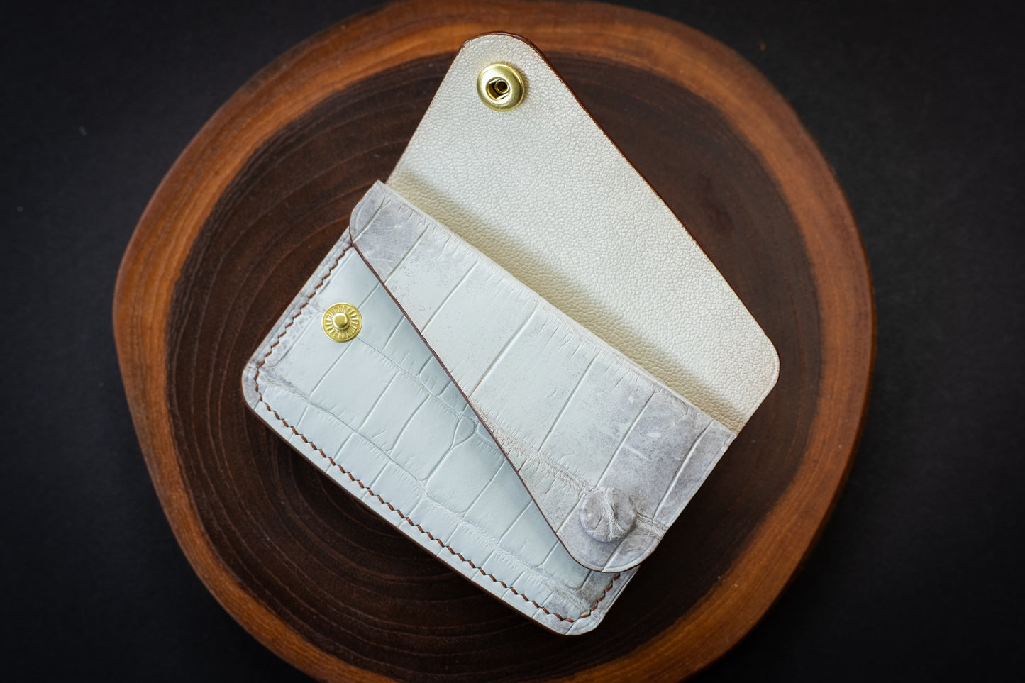 Himalayan Crocodile Snap Wallet