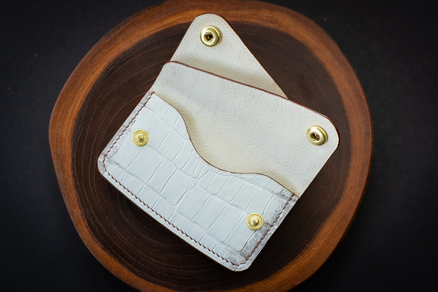 Himalayan Crocodile Snap Wallet