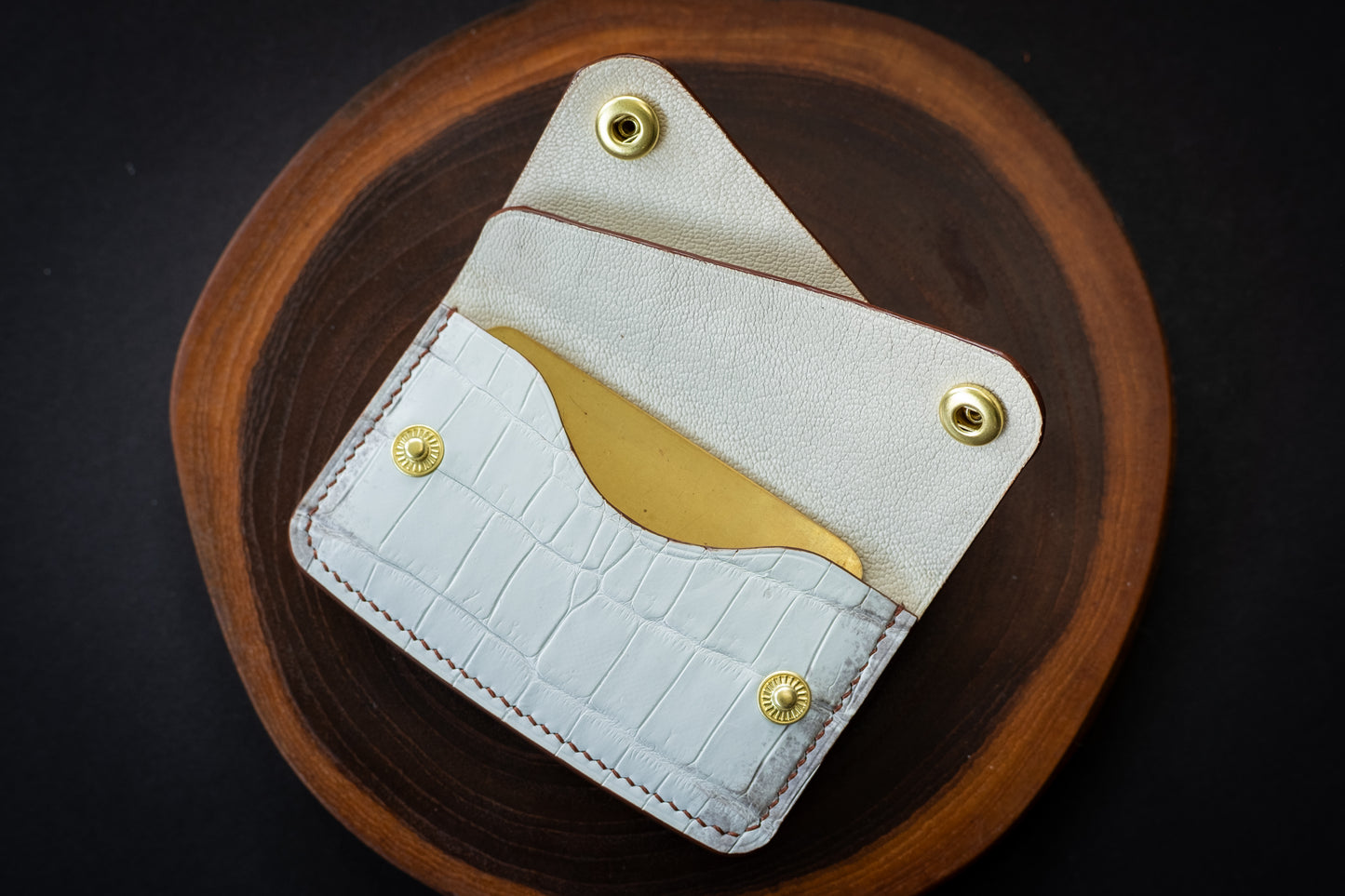 Himalayan Crocodile Snap Wallet